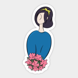 Girl Sticker